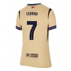 Barcelona Ferran Torres #7 Borta Kläder Dam 2025-26 Kortärmad